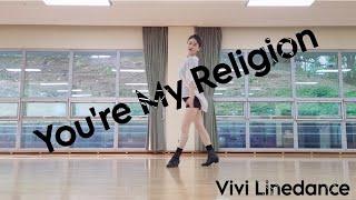 [중상급] You're My Religion - Line Dance | High Intermediate | Choreo Niels Poulsen | 비비라인댄스