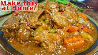 Ang sarap  Homemade Chicken Recipe : A Taste of Filipino Comfort  Chicken Kaldereta Step by Step