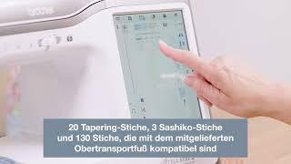 Brother Stellaire XJ2 – Tapering, Sashiko und digitaler Obertransport