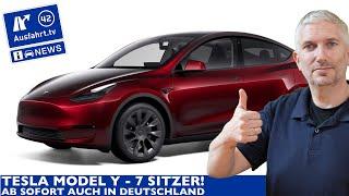 2024 Tesla Model Y 7-Sitzer auch in Deutschland bestellbar | Ausfahrt TV News