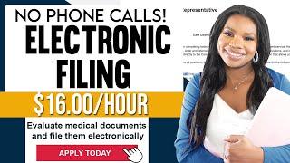  Get Paid to File Medical Documents from Home - No Phone Calls Required!