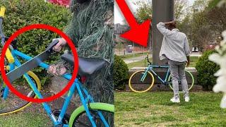 BLAKE CATCHES BIKE THIEF WITH THIS PRANK | The Adley Show