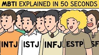 What is MBTI | Myers Briggs MBTI explained in 50 seconds