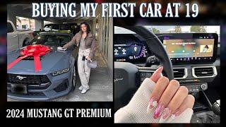 Buying My First Car At 19!! (2024 Mustang GT Premium)
