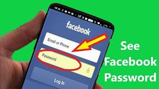 How to See Your Facebook Password!!