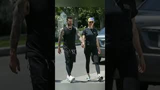 Adam Levine & Wife Behati Prinsloo| Stage Band Maroon 5| Adorable | #celebritizworld