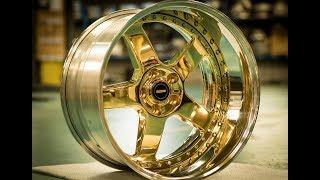 SIMMONS FR 3-Piece Gold Plated Wheels