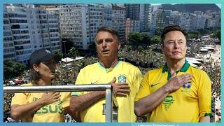 BOLSONARO FEZ DE NOVO // COPACABANA COM ELON MUSK