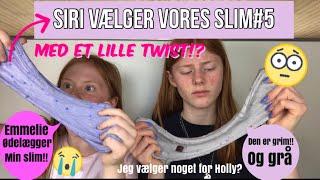 Siri vælger vores slim!!! #5 Med et lille twist(emmes krea-verden