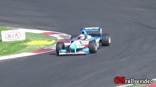 Boss GP 2016 - F1 sound V10 - Crash Benetton B197 vs. Forti FG03