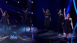 Top 4: Group Song – ‘Viva The Legend’ – Idols SA | S17 | Ep 17 | Live Shows | Mzansi Magic