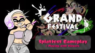 🩷 The Past Builds Our Future! | Grand Festival Splatfest Gameplay + Playing with YOU! [TEAM PAST]