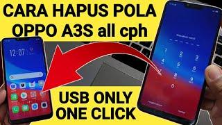 How to remove Oppo A3s Screen Lock Format userdata with USB just one click