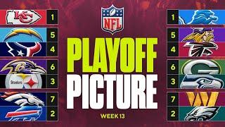 NFL Playoff Picture: Bills CLINCH AFC East title with win, Falcons let NFC South lead slip & MORE