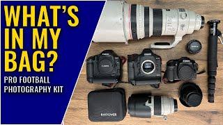 What's in my bag? Pro football photography gear