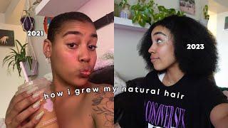 how to grow natural hair fast! | trying out the revair on 4a natural hair!