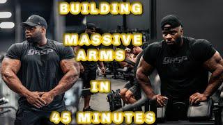 BUILDING MASSIVE ARMS IN 45 MINUTES @blakecourse2242​