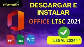 como descargar e instalar OFFICE LTSC gratis  licenciado | Paso a Paso [Actualizado]