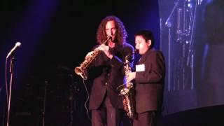 Kenny G and Austin G "Over the Rainbow" at Humphrey's San Diego