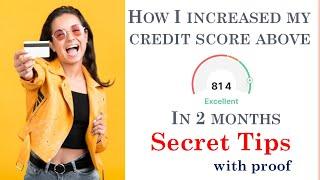 How to increase credit score. increase cibil score.