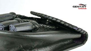 Scottish Celtic Embossed Sporran Black Traditional Scotland Men's Kilt Sporran | Gentry Choice