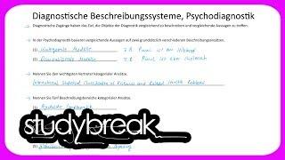 Diagnostische Beschreibungssysteme, Psychodiagnostik | Diagnostik