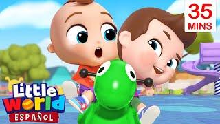 ¡Compartir y Jugar Es Genial! | Canciones Infantiles para Aprender | Little World en Español