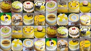 Latest Pineapple Cake Design 2023/Pineapple Cake/Yellow Cake/Cake Design/New Cake Design 2023#Cake