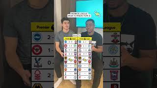 Premier league week 13 score prediction ! #premierleague #week13 #gw13 #liverpool #manchestercity