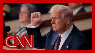 See the reactions on CNN to President Trump's address to Congress