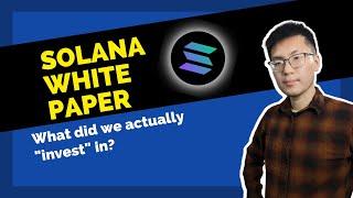 Solana Whitepaper Explained | Understanding Proof of History, Validators, Staking, and More!