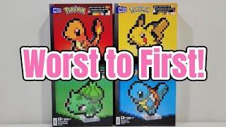 Mega Pokemon Build Your Pixel Art - Best to Worst!!