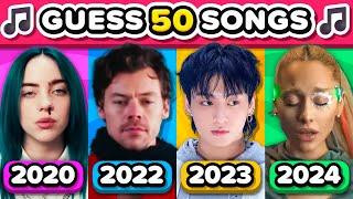 GUESS THE SONG: From 2020 to 2024  | Music Quiz Challenge