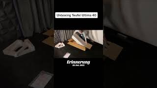 Unboxing Teufel Ultima 40 #teufelaudio #erinnerung #heimkinobau #heimkino #hifi #audio #kino #filme