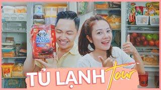 TỦ LẠNH TOUR! KHÁM PHÁ CHIẾC TỦ LẠNH NGẬP ĐỒ ĂN VẶT CỦA BỌN MÌNH 