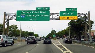 Long Island to Citi Field in Queens, NYC via I-495 & Grand Central Pkwy
