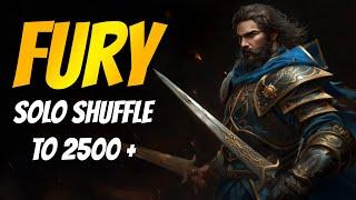 Rank 1 Fury Warrior Solo Shuffle to 2500+ - WoW Dragonflight 10.2.7 (Season 4)