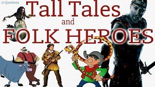 TALL TALES and FOLK HEROES trivia quiz - 21 questions from folklore {ROAD TRIpVIA- ep:424]