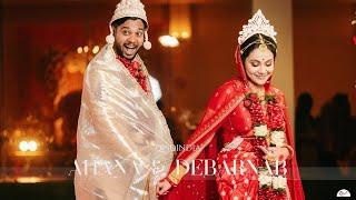 BEST BENGALI WEDDING VIDEO | Ahana & Debarnab | CINEMATIC WEDDING Teaser QPID 2024 #weddingvideo