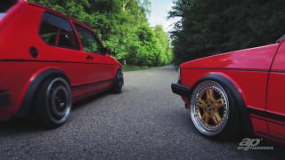 VW GOLF MK1 16V vs  JETTA A1 16V