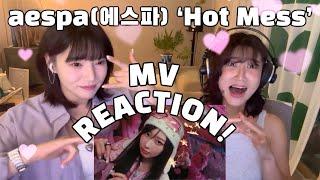 [ENG/JP SUB] aespa(에스파) 'Hot Mess' MV Reaction l 컨셉 씹어먹는 에스파 등장이요!