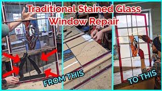 Traditional Stained Glass Window Repair/Restoration