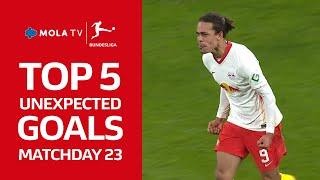 Bundesliga | Top 5 Unexpected Goals of Matchday 23