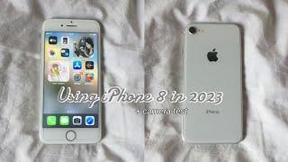 Using iPhone 8 in 2023 + camera test / Aesthetic #iphone #iphone8