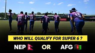 Can Nepal Finally Beat Afghanistan To Reach Super Six | U19 World Cup 2024 | NEP U19 vs AFG U19