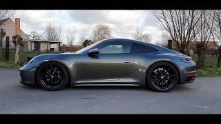 Porsche 992 lowered with H&R Sport Springs