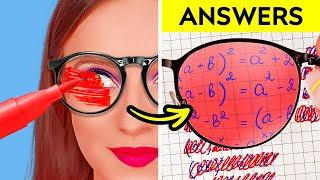 SUPER CLEVER ART HACKS FOR SCHOOL || Cheating Tricks! How to Become The Best Student with DrawPaw