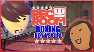 BOY VS GIRL BOXING - REC ROOM