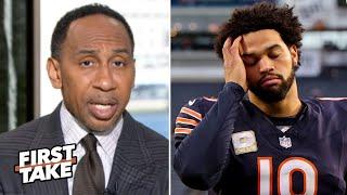 FIRST TAKE | "Caleb Williams is worst QB drafted in 1st round" - Stephen A. on Patriots beat Bears