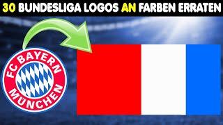 Fussball-Vereine nur an Farben der Logos erraten! | Bundesliga Logo Quiz